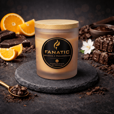 Brownie Z Pomarańczą — świeca zapachowa premium