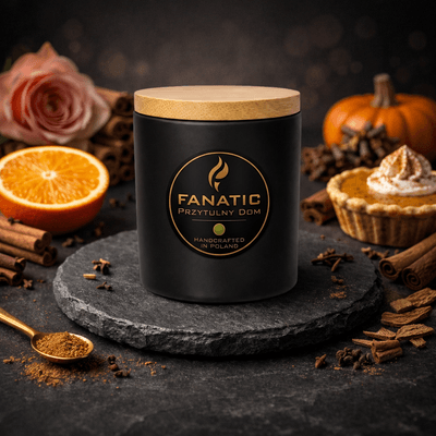 Świeca Przytulny Dom – Czarne matowe